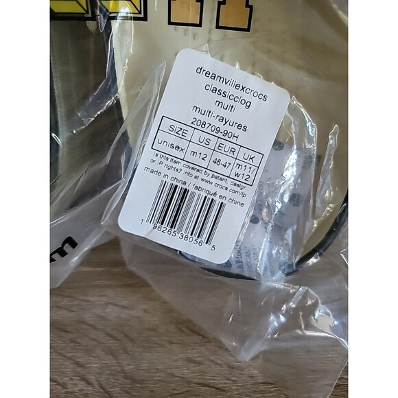 Crocs Unisex J Cole Dreamville X Classic Clogs Sandals Multi, Size 12 Men's - Picture 4 of 13